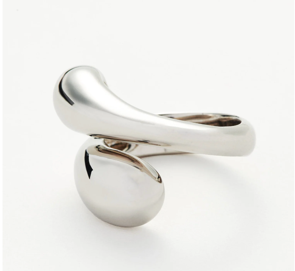 HoopLa – Großhandel Band/Stapelring – Moderner Crossover-Bypass-Domring - Edelstahlring3