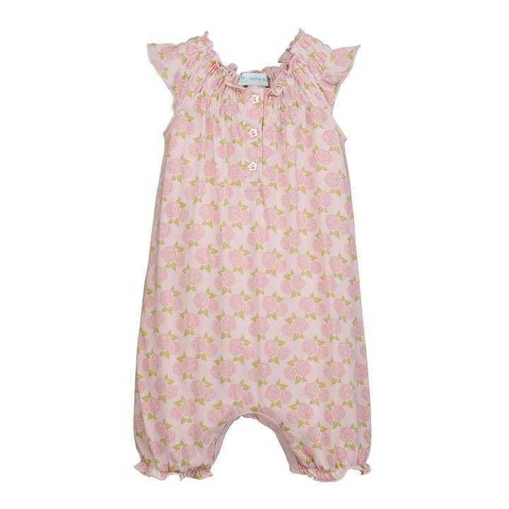 Ángel Romper - Rosa de Marlowe en Rosa FAIRE para venta al por mayor de Feather Baby