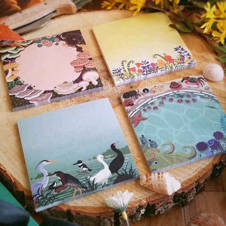 Lucky Dewdrop Designs - Wholesale Notepad - SUPERBLOOM Memo Pad3