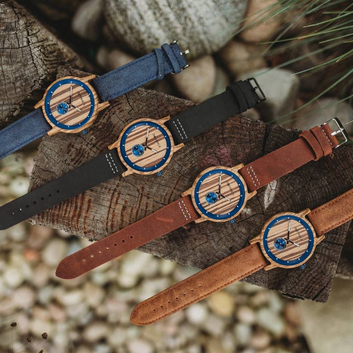 Bear Essentials - Wholesale Wrist Watch - Men's - Wooden Watch | Sycamore | 42mm Edition | Botanica Watches4