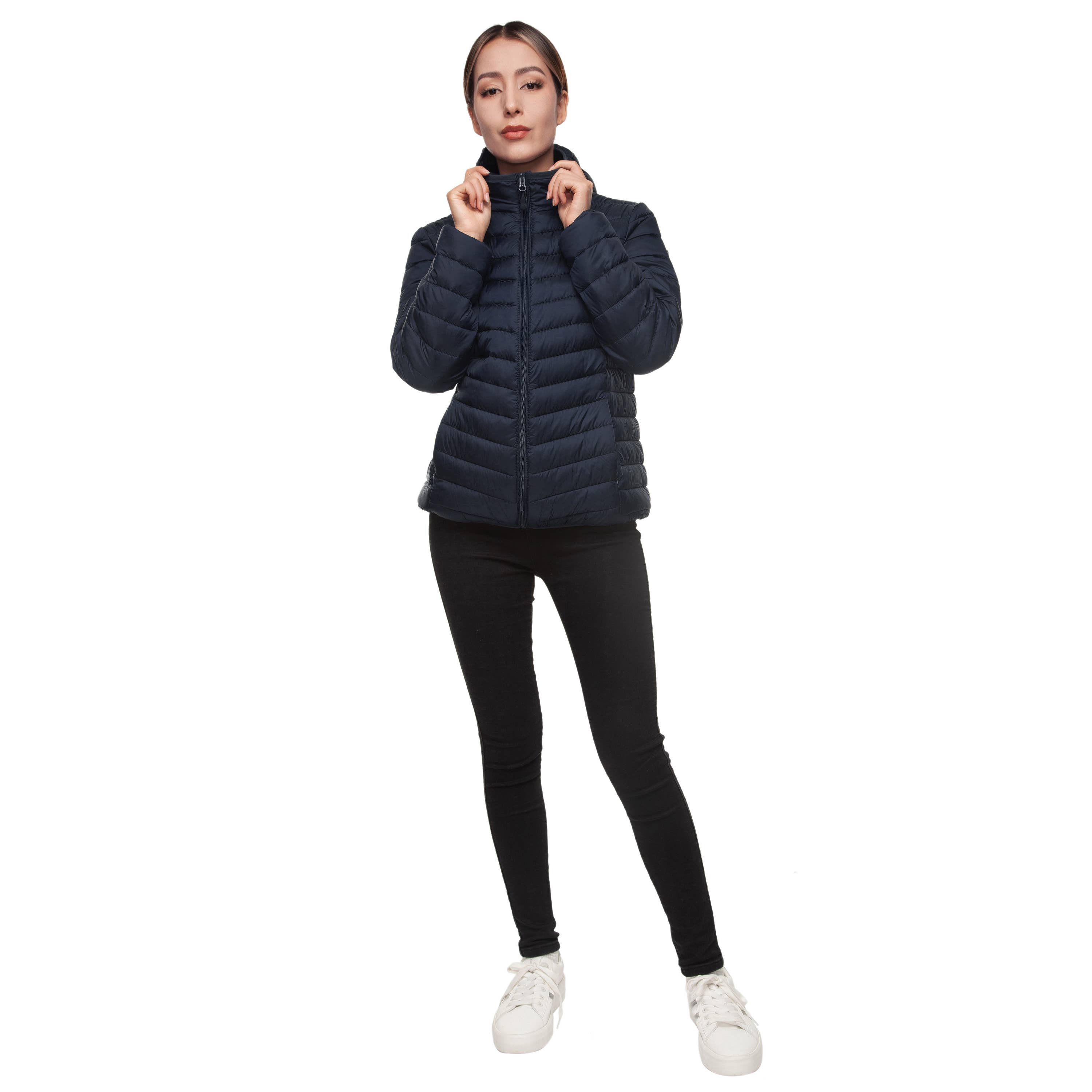 Rokka & Rolla - Wholesale Puffer Jacket - Women's - Women's Light Packable Puffer Jacket28