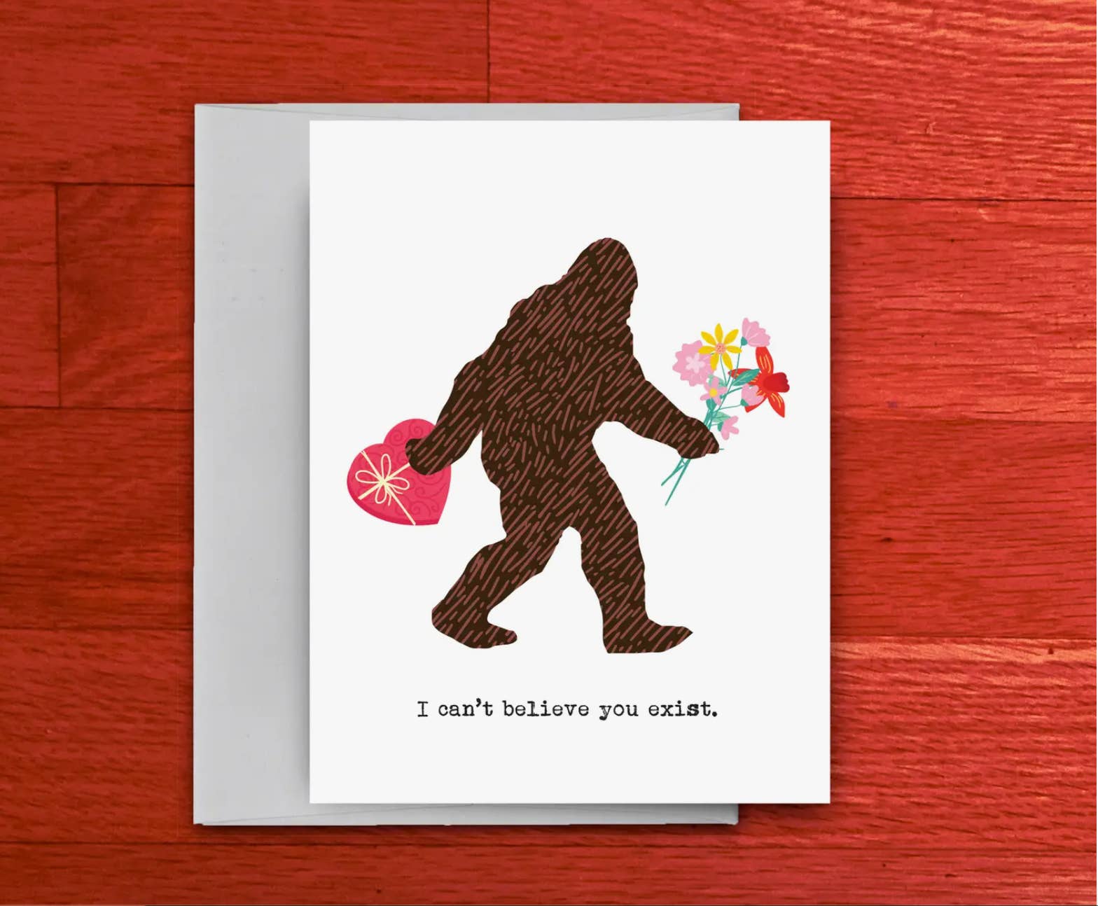 tiny - Wholesale Valentine's Day Card - Big Foot Valentines Card
