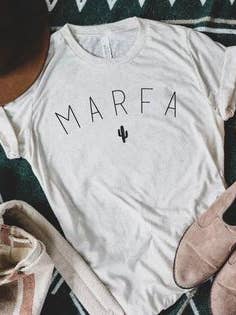 Dainty Marfa Tee for wholesale by Hank & Scoot