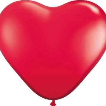 Hjärtformade ballonger Röd - 8 stycken för wholesale av Folat BV