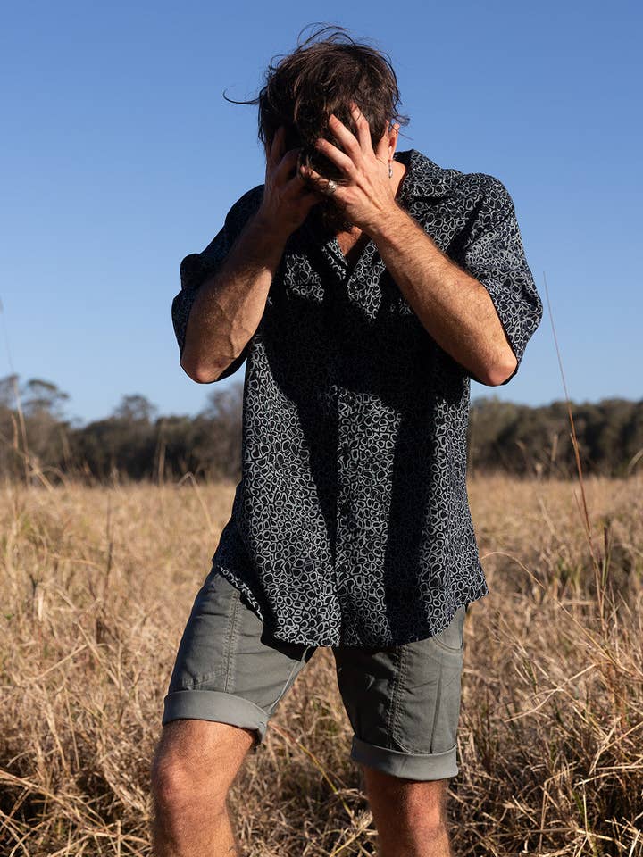 IDIS - Wholesale Buttoned-down shirt – Men's - leopard Shirt0