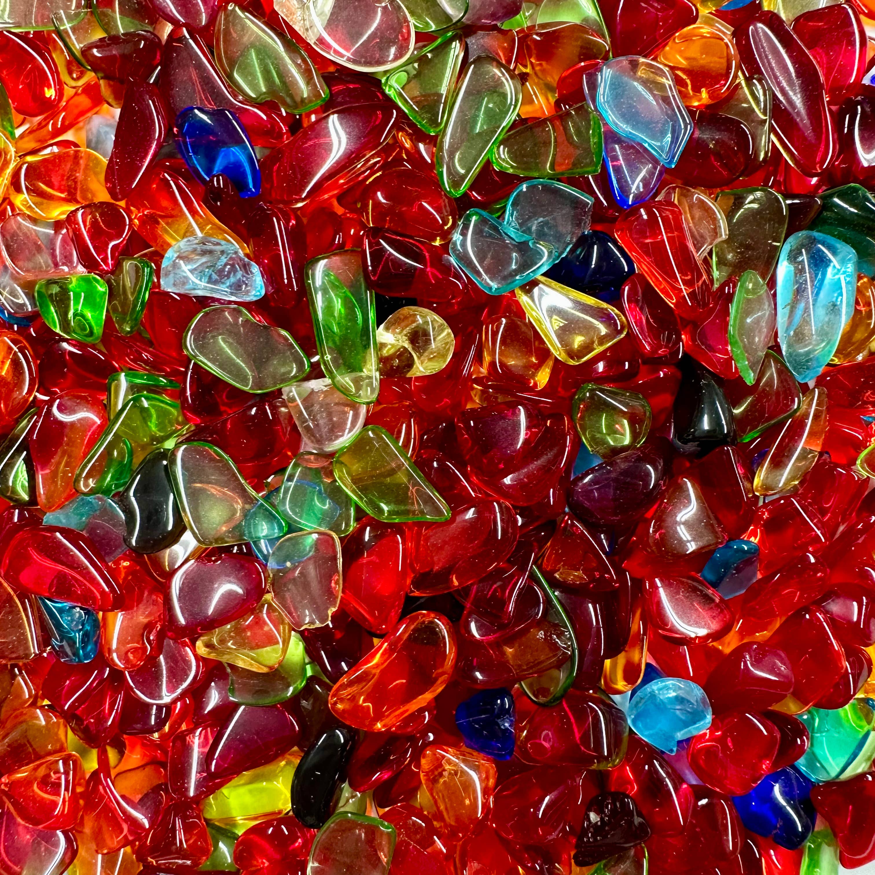 Craftstones - Venta al por mayor Piedras/cristales espirituales - Colores mezclados de Cullet (tamaño de bit)0