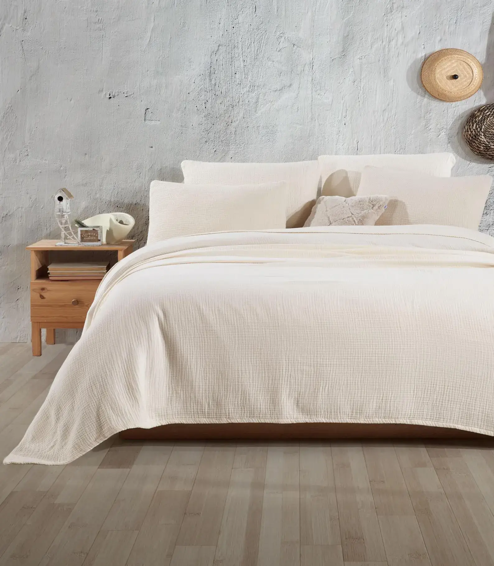 Aseel Buy Good - Wholesale Throw Blanket - Cotton Oversized Throw Bedspread King Size 4-Layer Muslin9