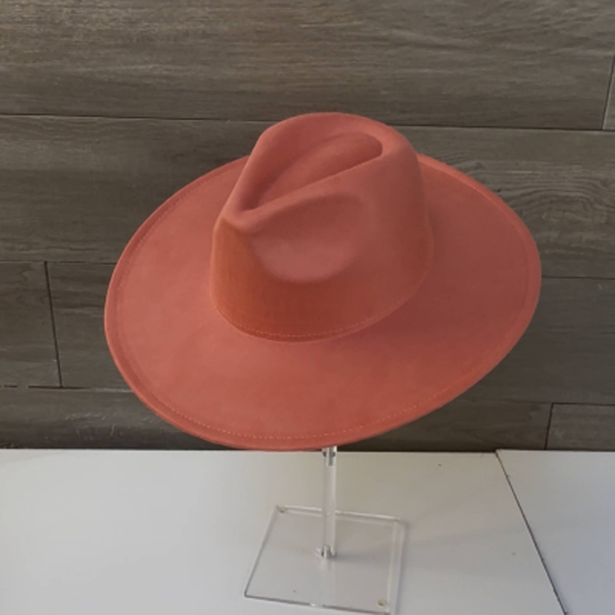 Queens INC - Wholesale Fedora - Women's - Fashion Classic Wide Brim Premium Suede Hat11