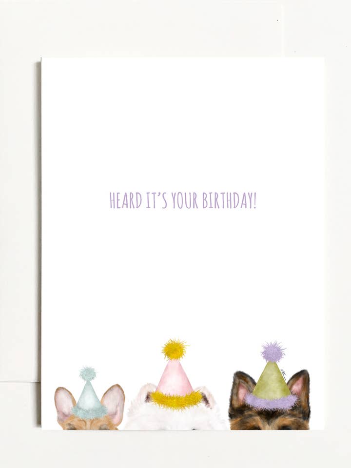 Heard It's Your Birthday! - Dogs for wholesale by k.Patricia Designs