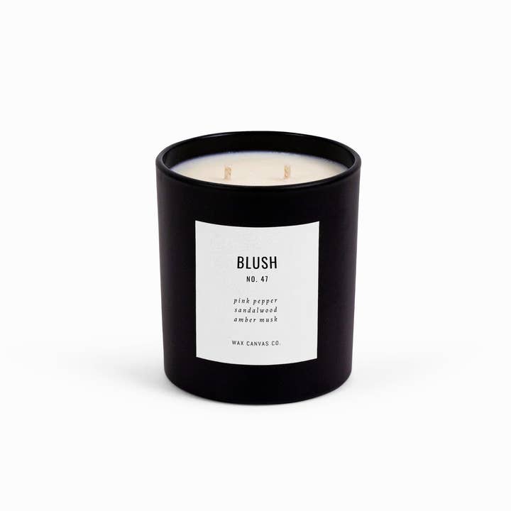 Blush Soy Candle for wholesale by Wax Canvas Co.