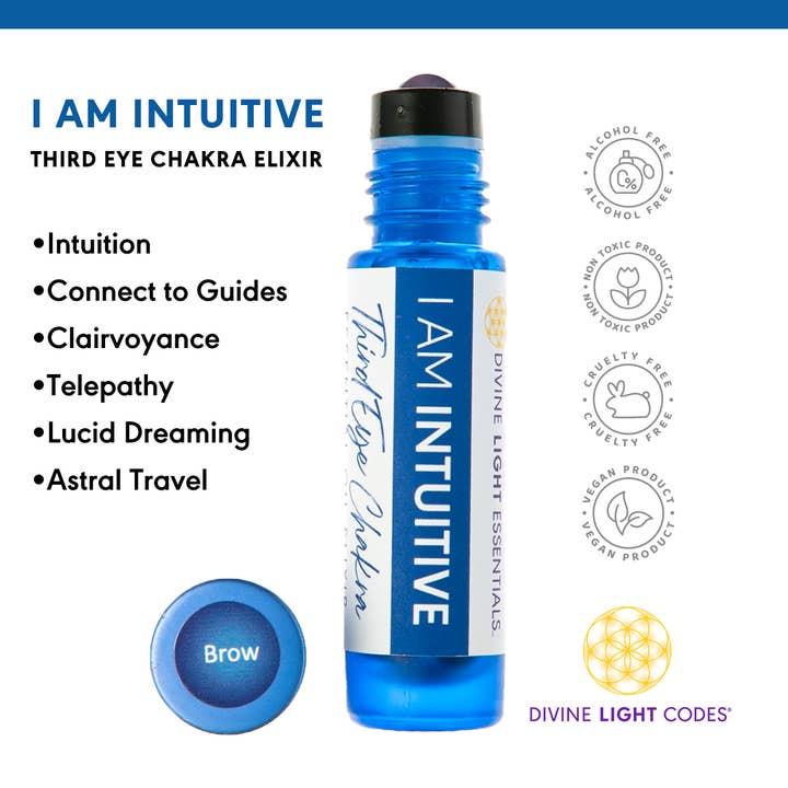 Divine Light Codes - Wholesale Essential oil roll-on - Chakra Balancing Elixirs - Essential Oils - 7 Roller Bottles Set6