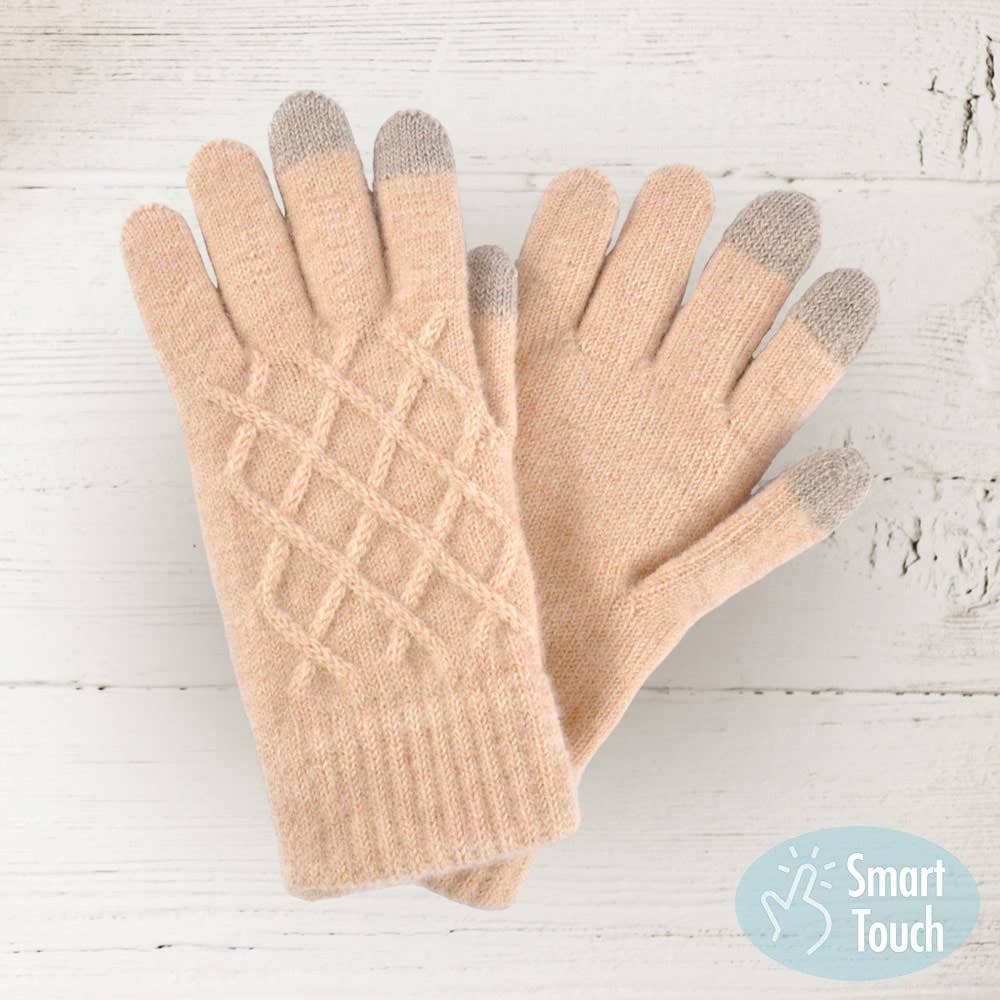 Sensibling Corp. - Wholesale Gloves - Women's - Soft Knit Touch Smart Gloves0