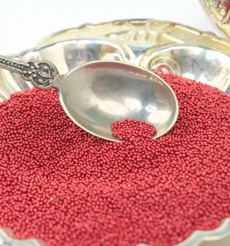 rouge Rouge - Perles décoratives en verre pour artistes, ongles et loisirs créatifs en vente sur Faire5