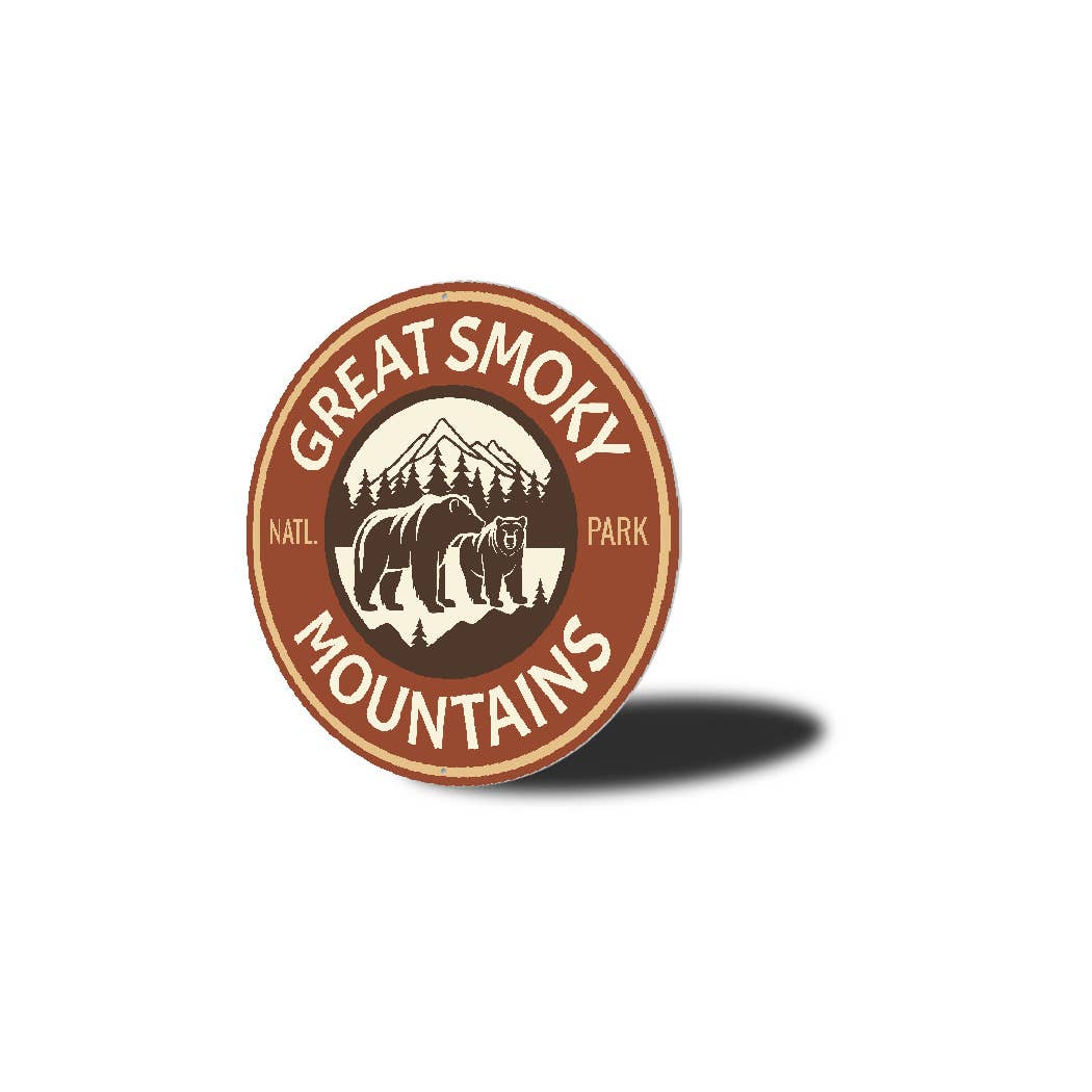 Lizton Sign Shop, Inc - Vente Pancarte - Panneau représentant un ours dans le parc national des Great Smoky Mountains3