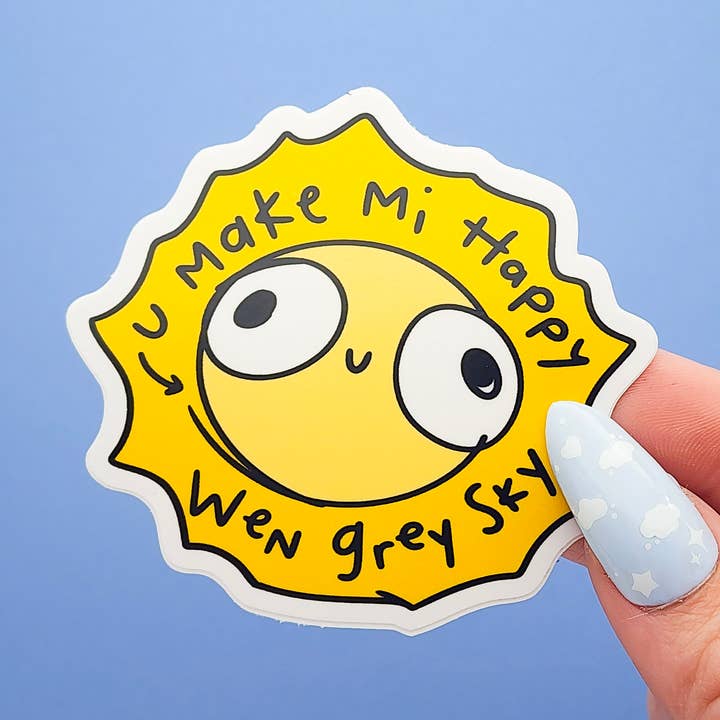 Autocollant Vinyle Mon Rayon de Soleil pour la vente par Toku Arts