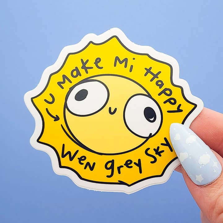 My Sunshine Vinyl Sticker for wholesale by Toku Arts