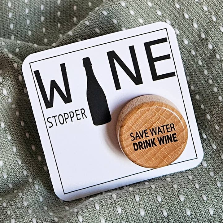 Lou Golden Designs - Wholesale Wine Stopper - Save Water Bottle Stopper0