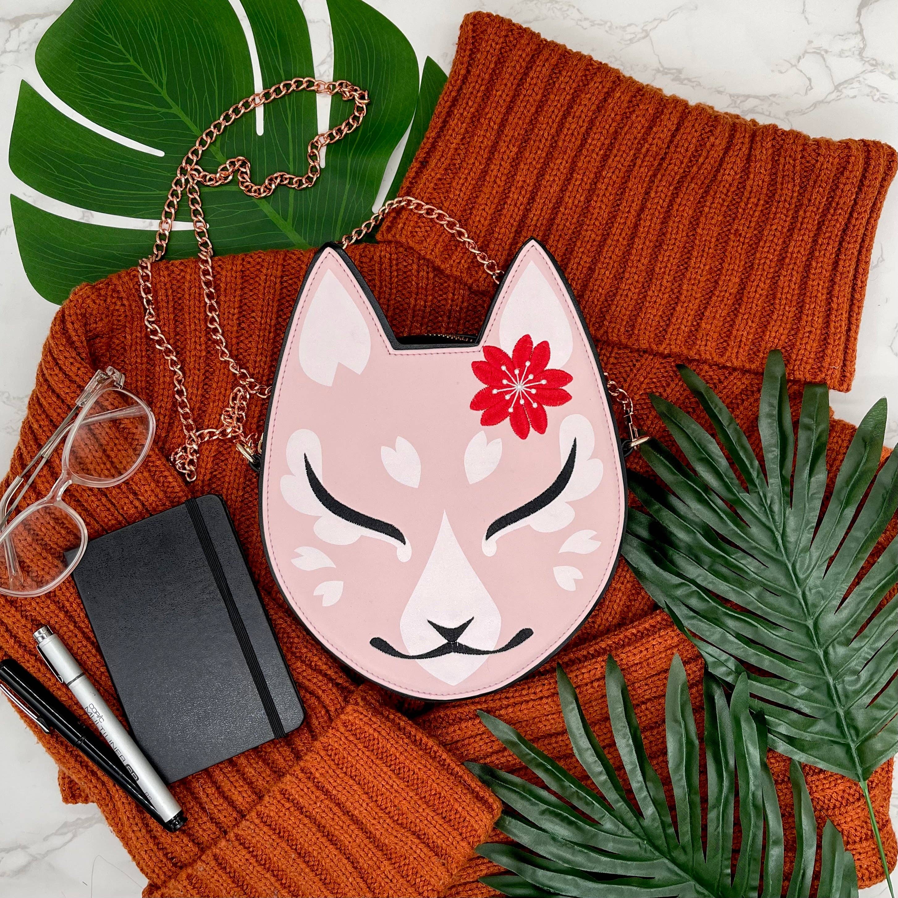 Yoshi Yoshitani LLC - Wholesale Crossbody Bag - Women's - Kitsune Convertible Bag : Pink1