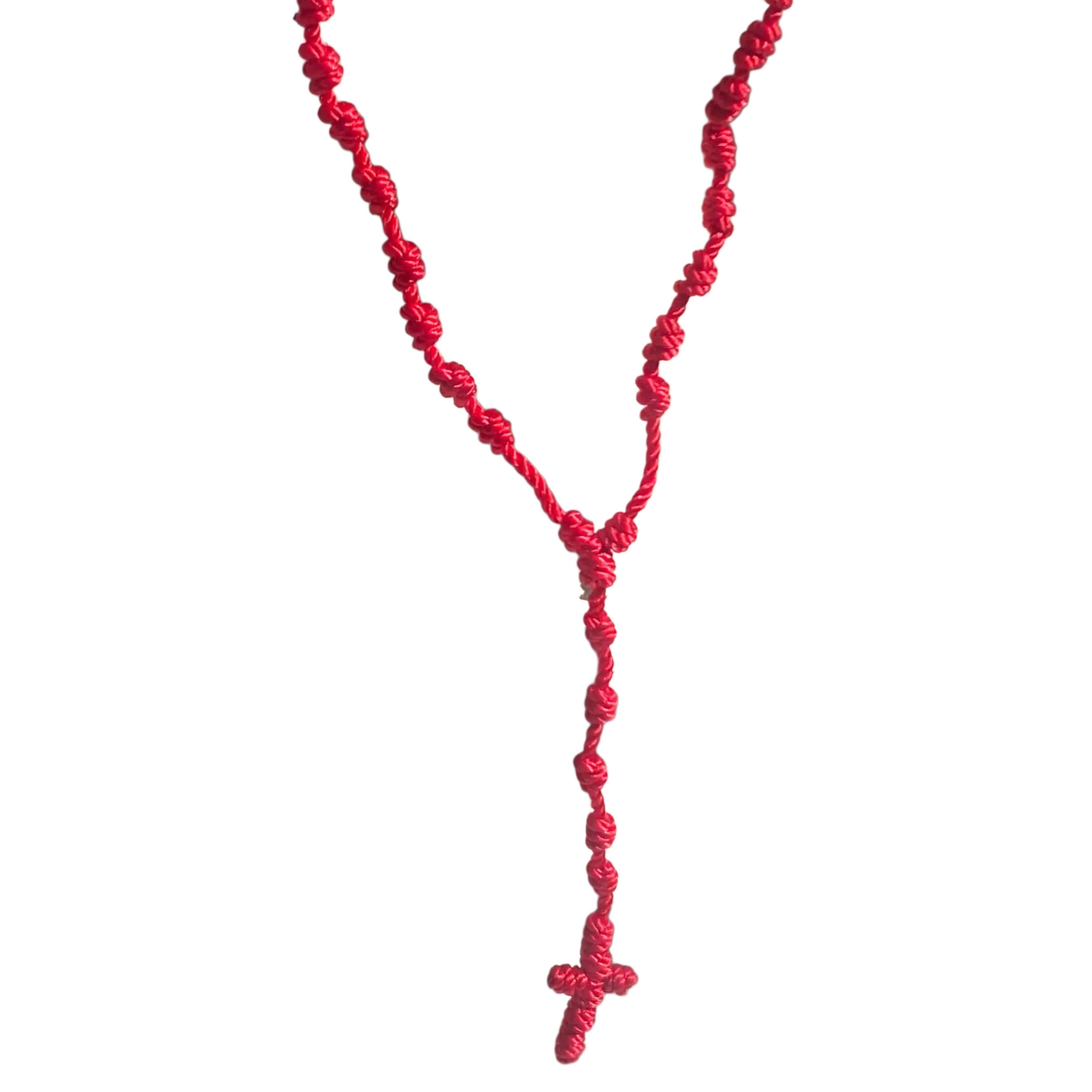 Oremus Mercy - Vendita all'ingrosso Vetrina per rivenditori - Accessori - Espositore con 48 rosari annodati colorati2