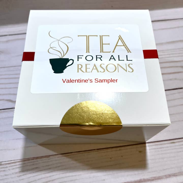 Valentine's Tea Sampler for wholesale by Tea For All Reasons