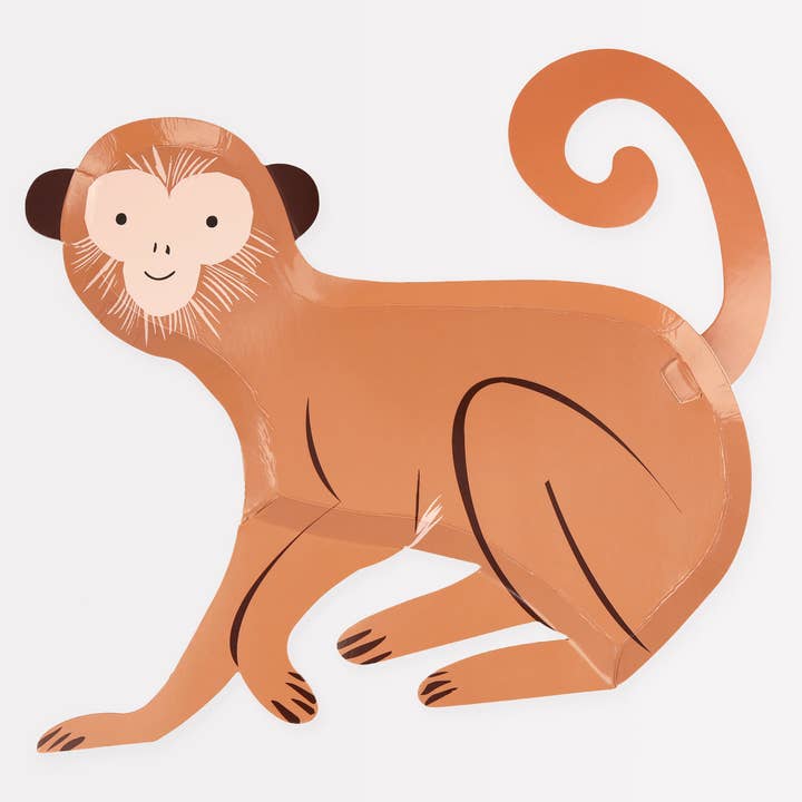 Meri Meri - Wholesale Disposable Plate - Monkey Plates