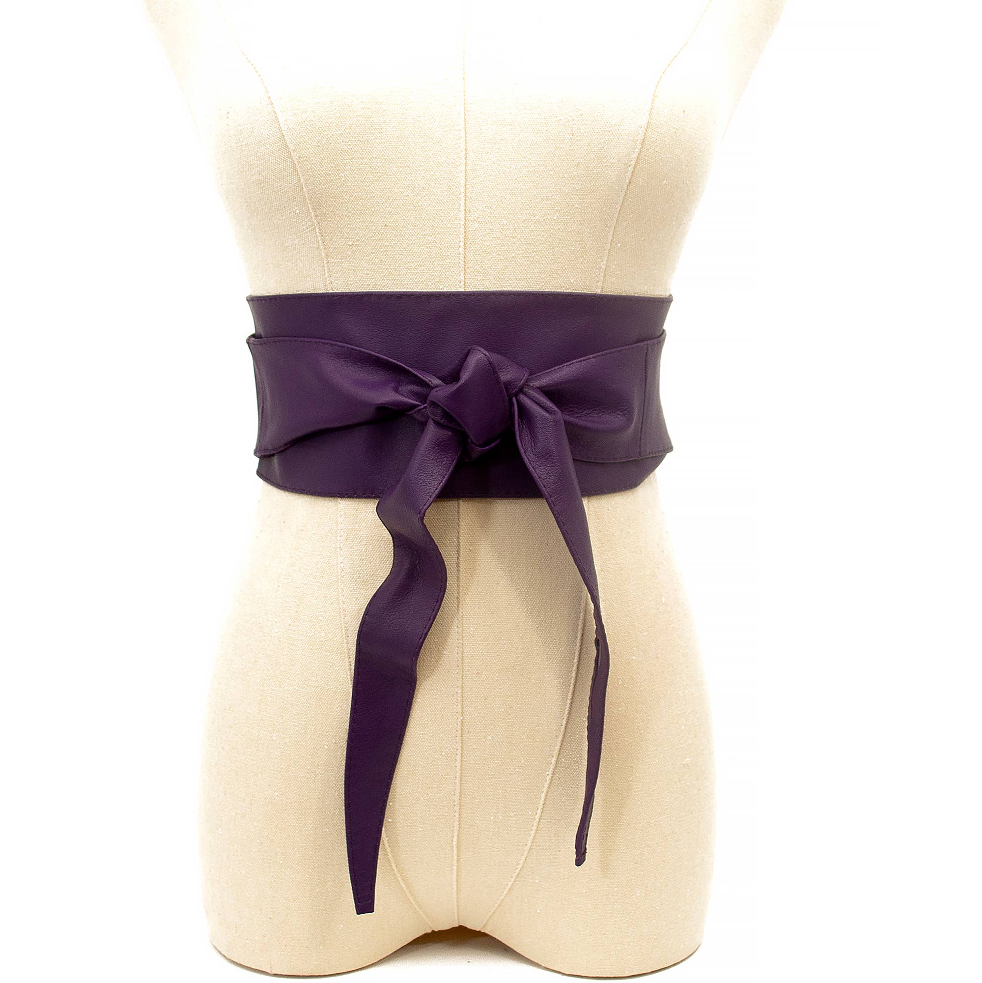 Bolsa Nova Handbags - Vente Ceinture – femme - Ceinture Obi en cuir italien lisse18