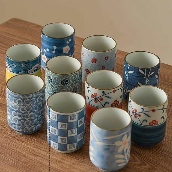 MinoCraft - Venta al por mayor Taza - Taza de cerámica estilo choko japonés