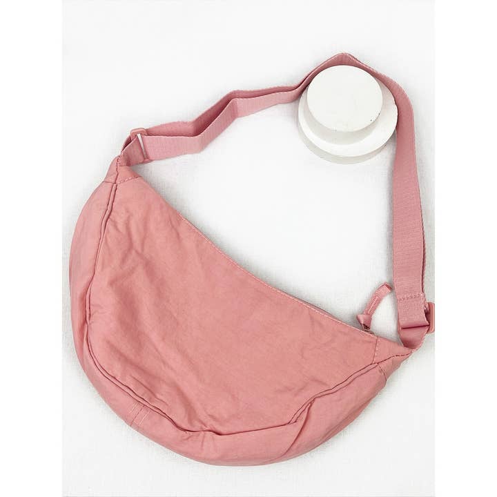 Love and Repeat - Wholesale Crossbody Bag - Women's - Nylon Crescent Crossbody Purses Bag