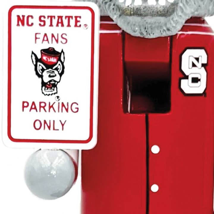 Santa’s Workshop Inc. - Wholesale Holiday Nutcracker - 12" North Carolina State Beware of the Wolfpack Nutcracker1