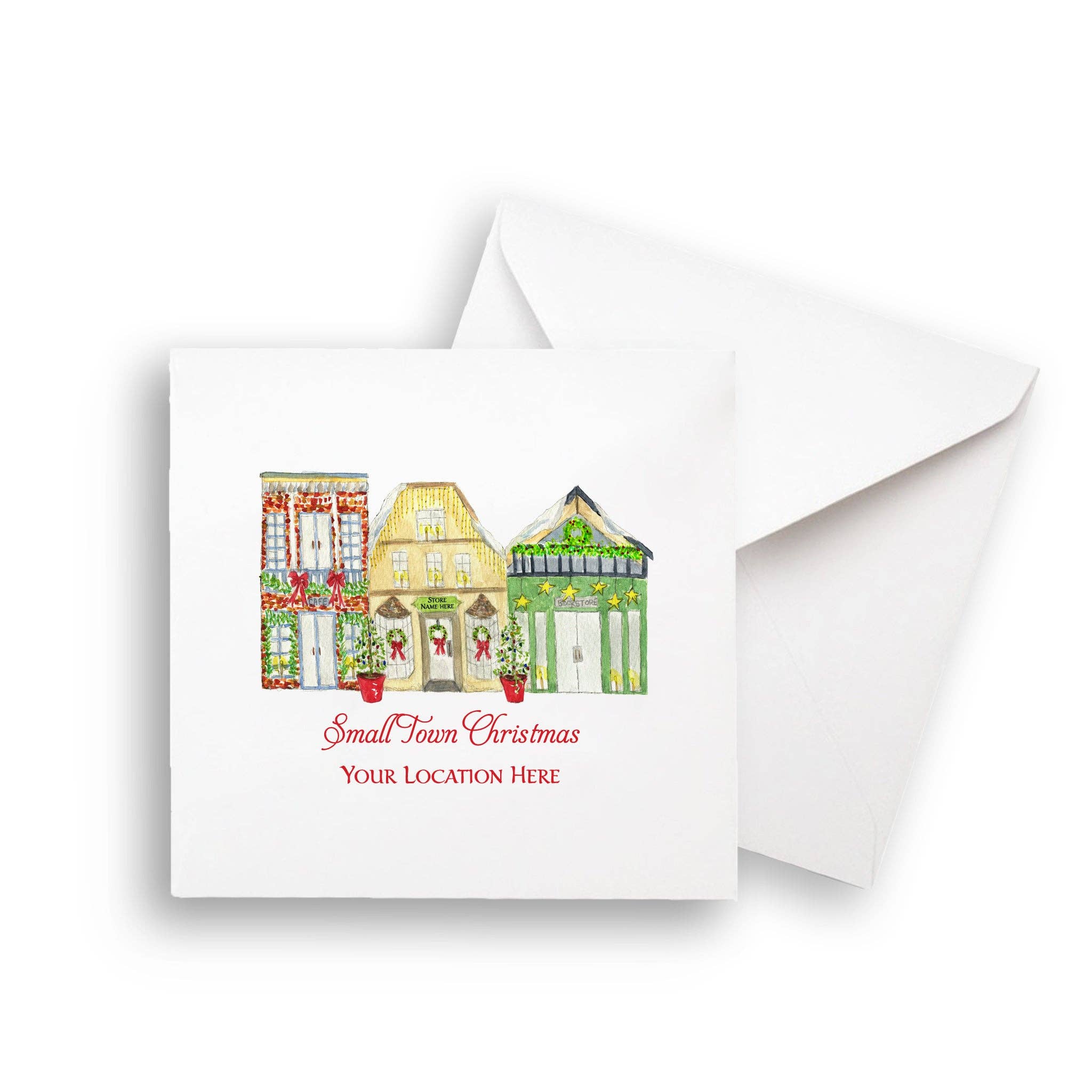 French Graffiti - Vente Torchons - Noël dans une petite ville avec emplacement5