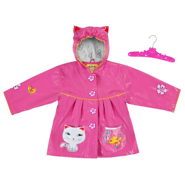 Kidorable Lucky Cat Raincoat with Kidorable Carved Hangers for wholesale by Kidorable