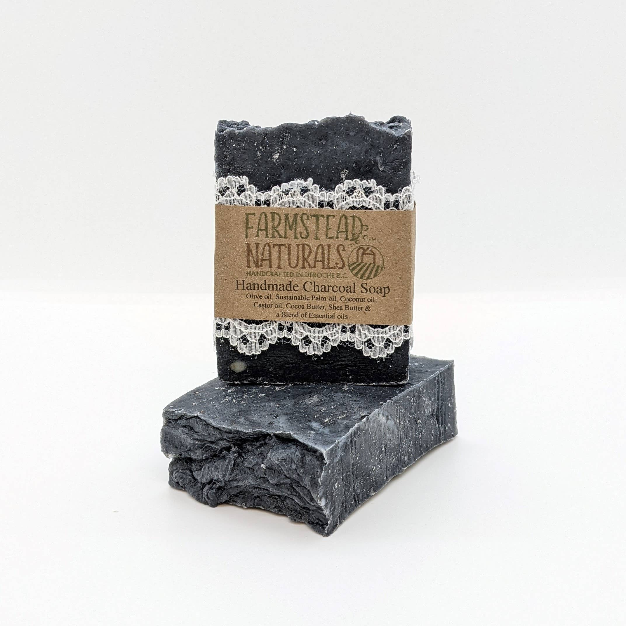 Farmstead Naturals - Wholesale Bar Soap - Handmade Charcoal Soap - Black Soap - Farmstead Naturals