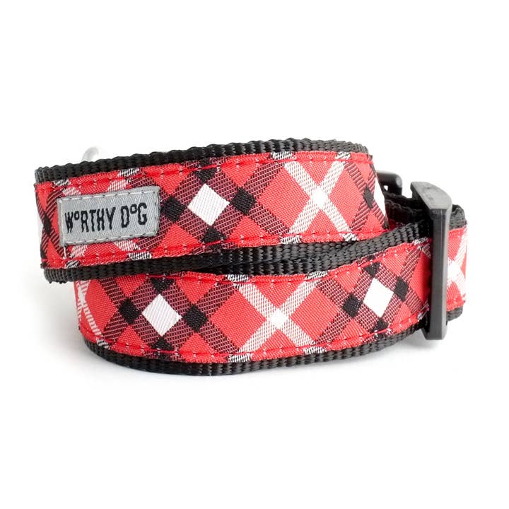 The Worthy Dog - Wholesale Pet Collar - Dog - Bias Plaid Collar