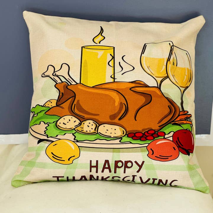 Halloween Pillow Decor For Living Room, Orange Fall Decorative Pillow , Fall Leave Decor For Home , Fall Season Decor. Thanksgiving Pillow for wholesale by Sunny Dzyns