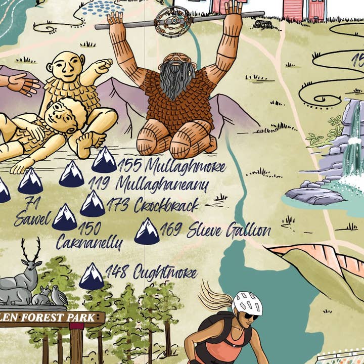 Salty Sisters - Wholesale Transportation Book - Hike Map of Ireland2