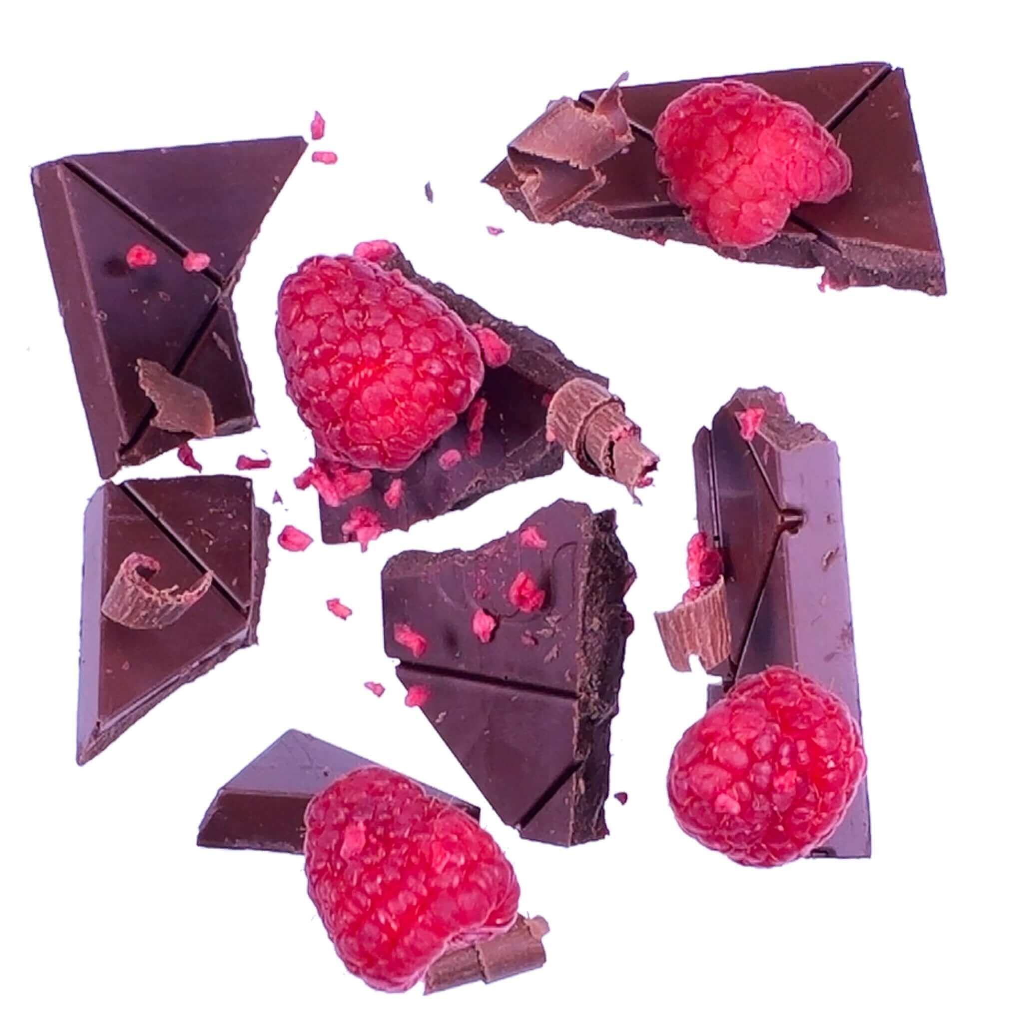 Goodio Chocolate - Wholesale Chocolate Bar - Raspberry Chocolate 49%3