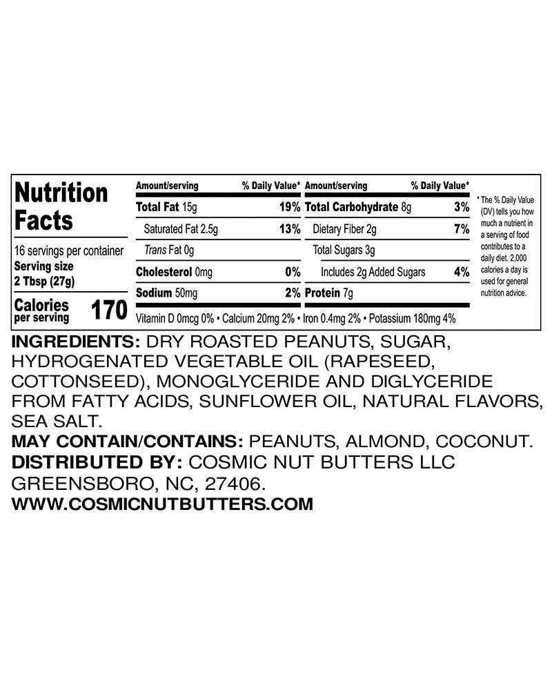 Cosmic Nut Butters - Wholesale Nut Butter - Banana Peanut Butter - 15.25 oz. Naturally Flavored1