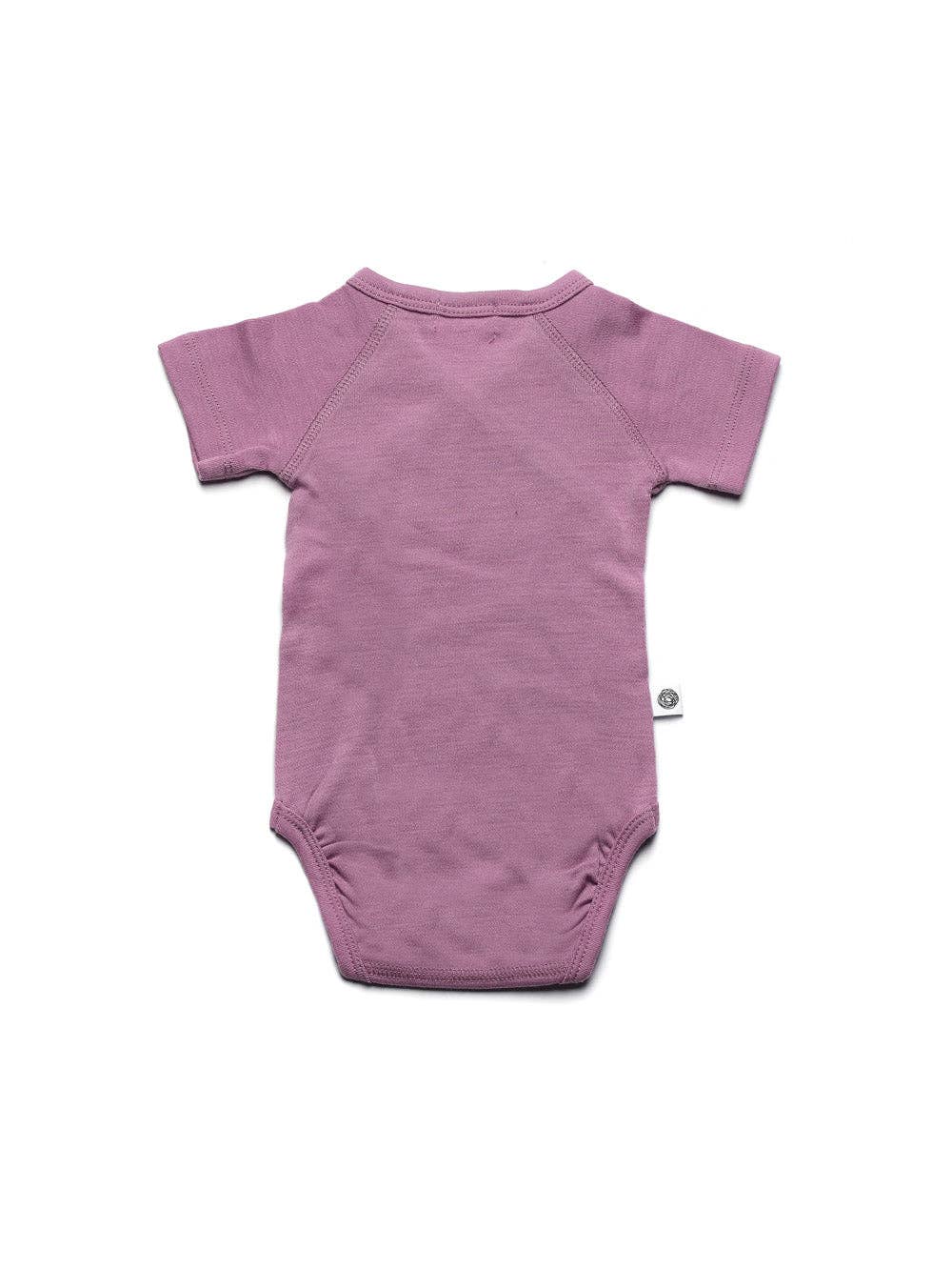 Lille Barn – Engroshandel Bodysuit - Baby – Wollen slå-om-body med korte ærmer – Merinould - Lavender Mist1