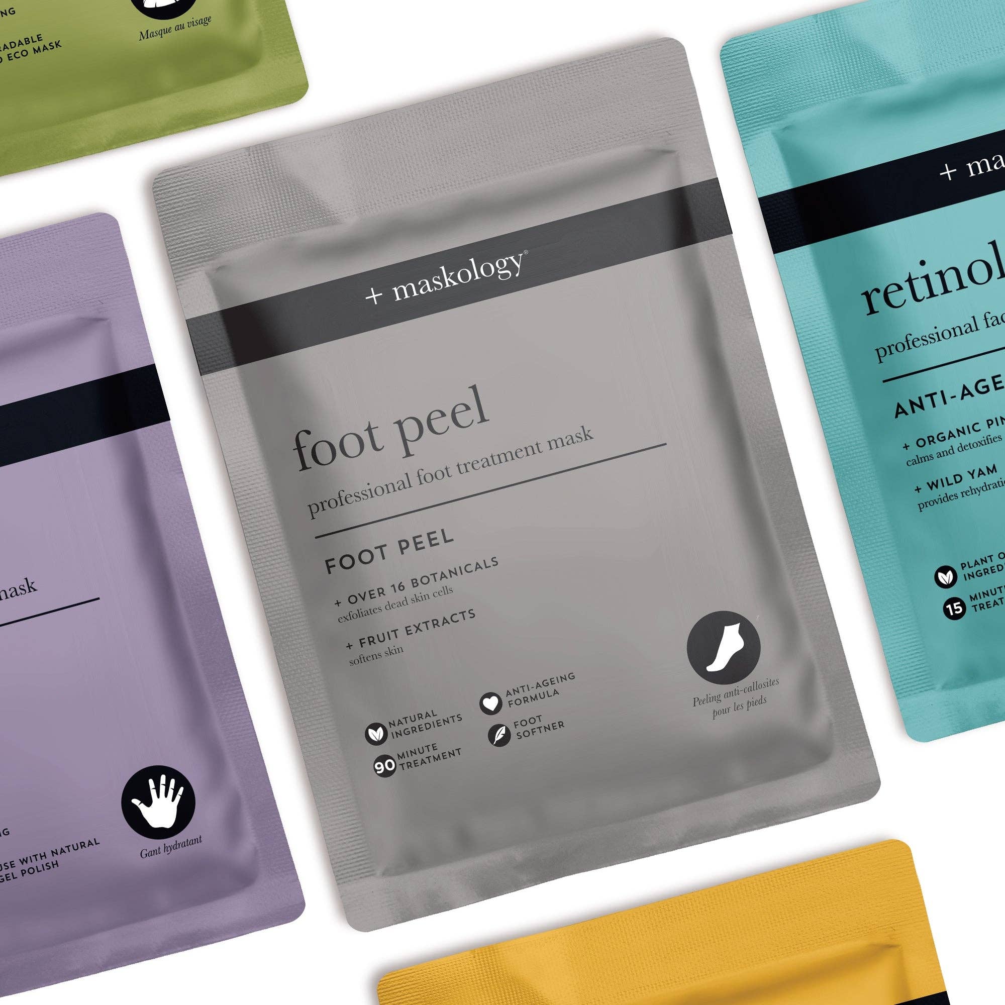 +maskology +serumology - Wholesale Foot Mask - +maskology FOOT PEEL Professional Foot Treatment6
