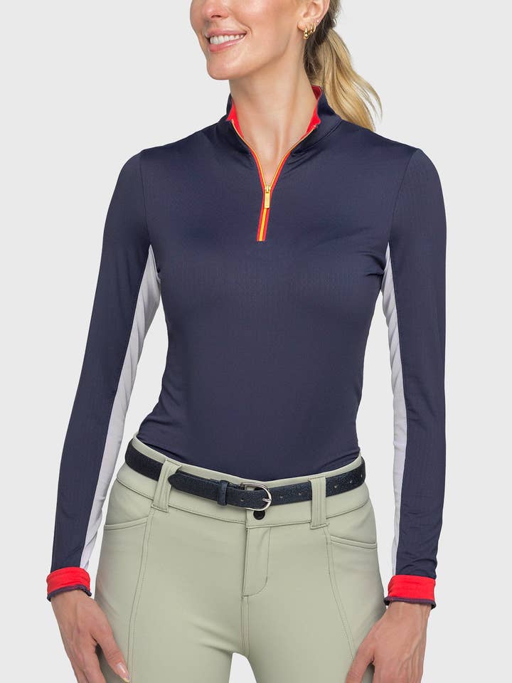 Kastel Denmark – Parte de cima de desporto - Mulher por atacado – Camisa Olympic Manga Comprida Sun0