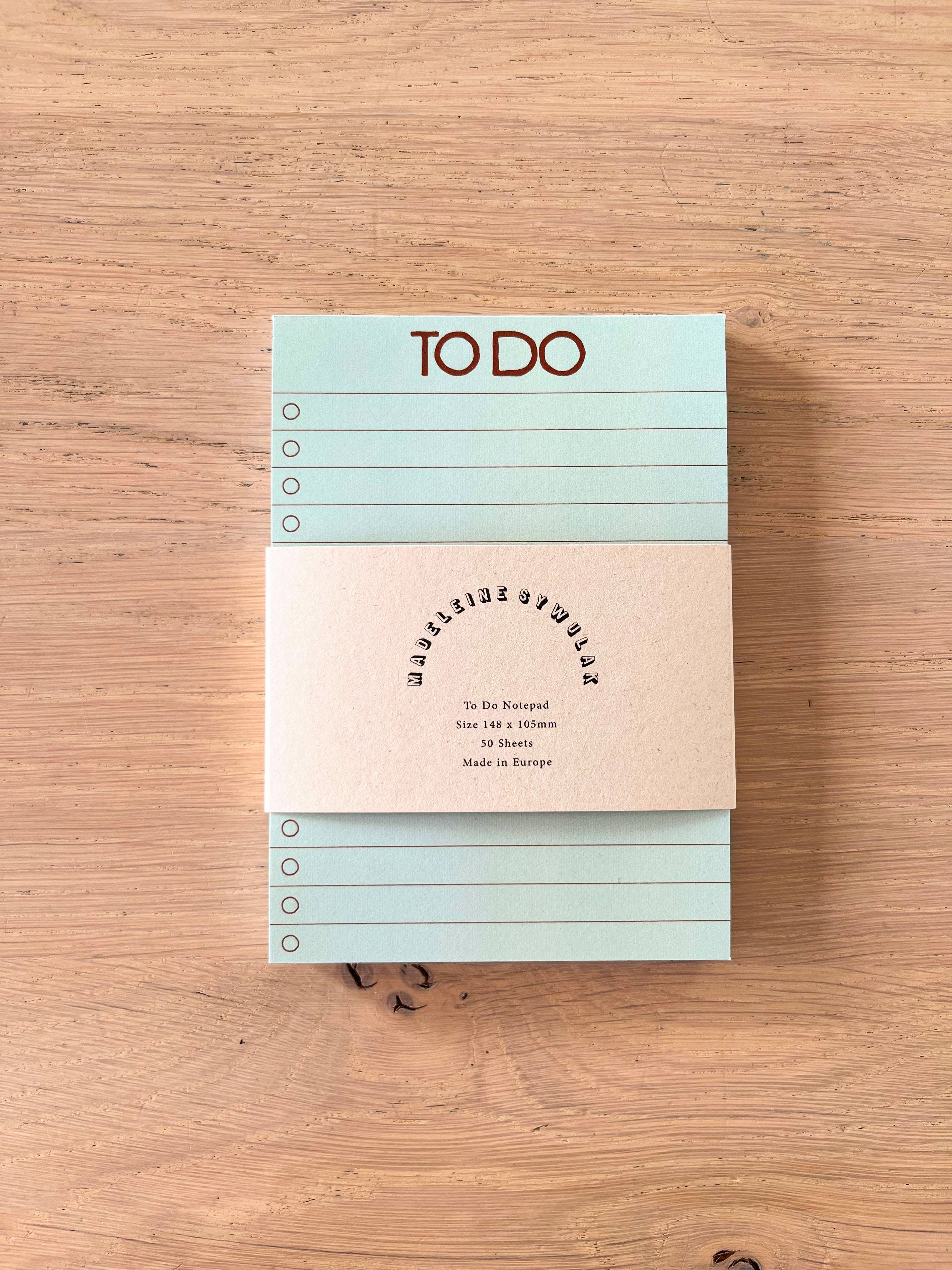 Madeleine Sywulak US - Wholesale Notepad - To Do Notepad6