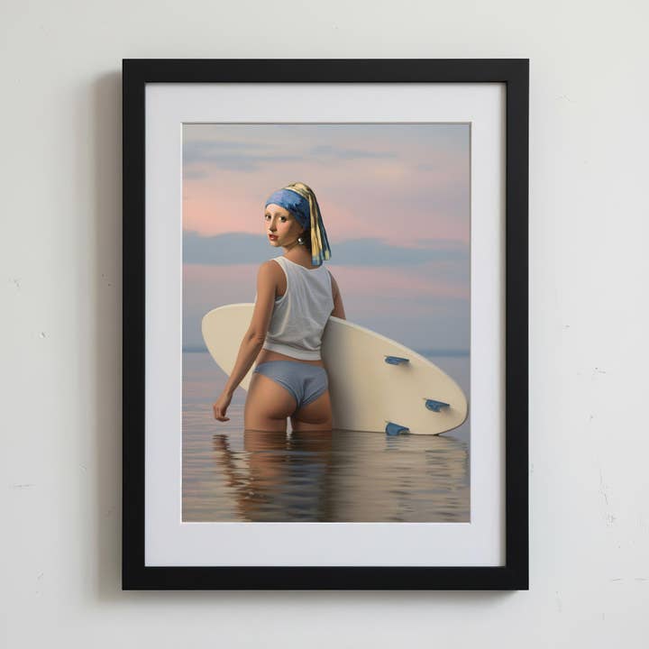 Dikhotomy - Wholesale Art Print - Impresión artística Surfing Pearl