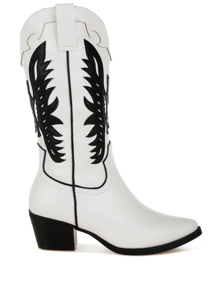 Rag Company - Wholesale Cowboy Boots - Women's - Thistle Winged Patchwork Cowboy Boots
