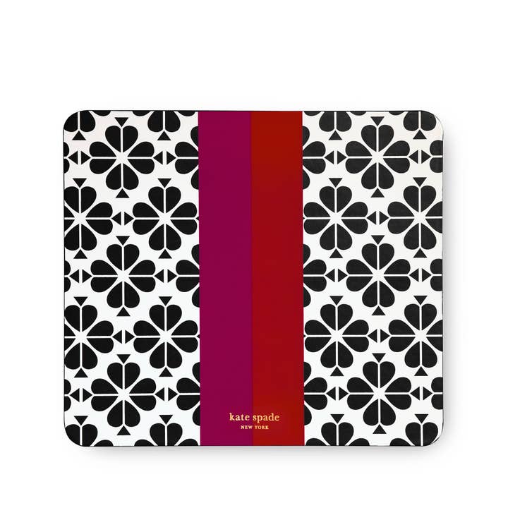 Tapis de souris, Black Spade Flower pour la vente par Kate Spade New York by Lifeguard Press