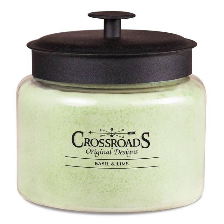 Basil & Lime - Bougie de 64 oz pour la vente par Crossroads Original Designs