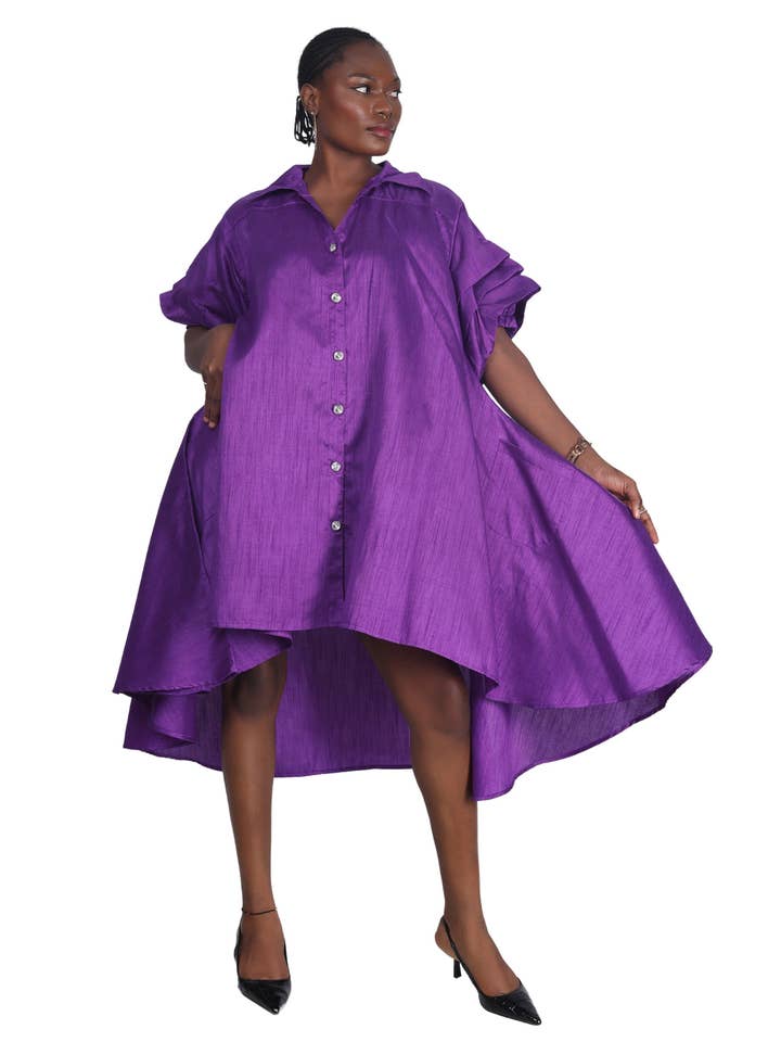 Advance Apparels - Wholesale Dress - Women's - Hi-Lo Dress w/ "Blessed" AD-2501313