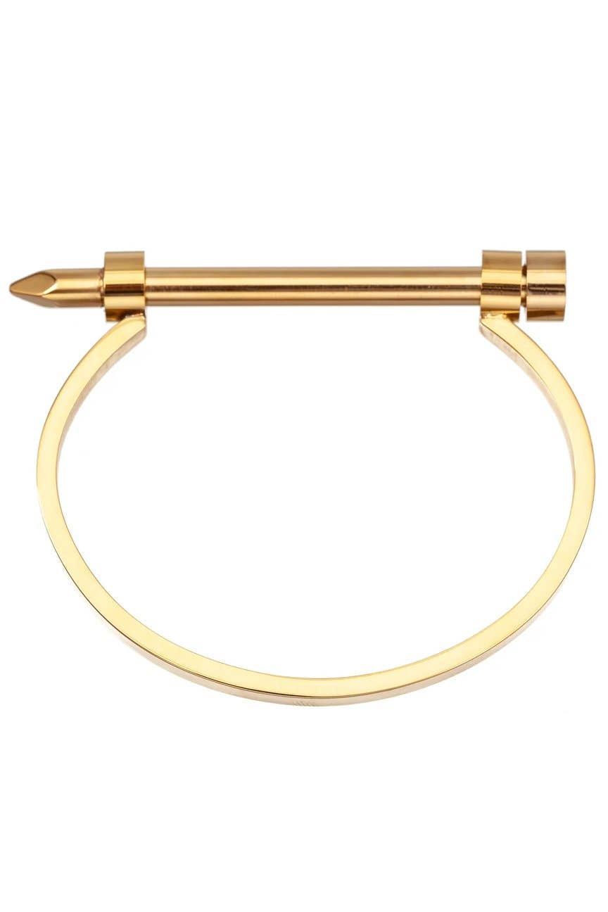 Eye Candy Los Angeles - Wholesale Cuff bracelet - Liam Titanium Screw Cuff Bracelet