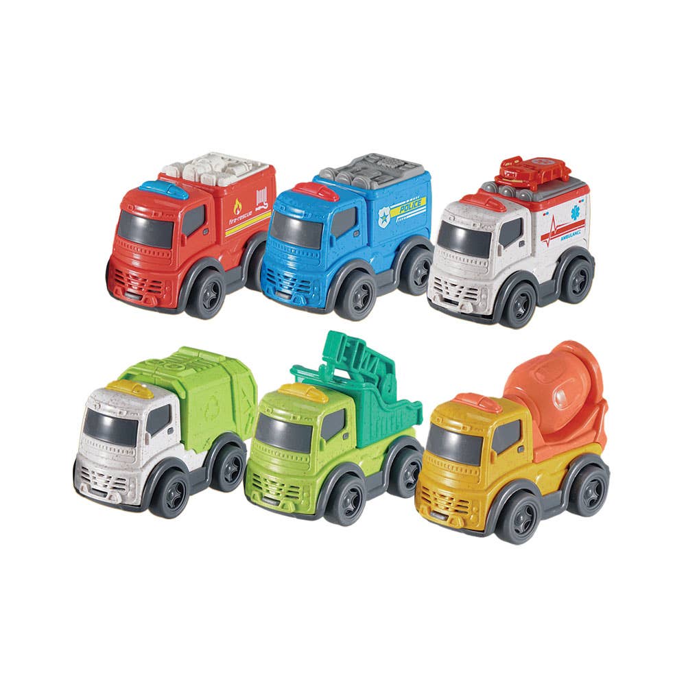 AJ Aguiar - Wholesale Toy Car/Truck - Kids - 12 Pcs Set with Eco Urban Truck 8 cm Assorted.2