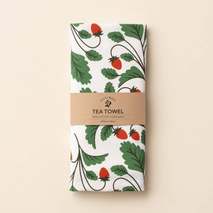 HAZELMADE® Tea Towels + Gifts - Vente Torchons - Torchon Fraise | Décor de Cuisine2