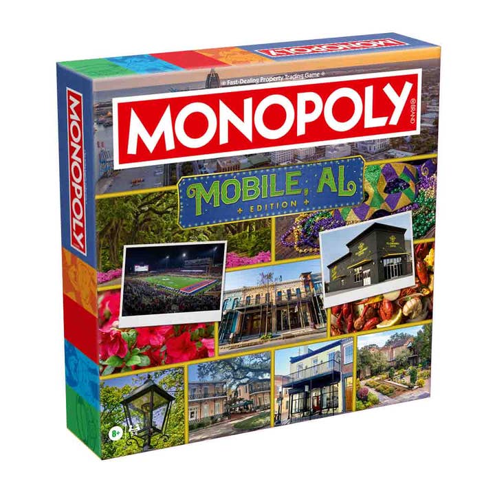 Mobile, AL Monopoly Board Game for wholesale by Top Trumps USA, Inc.